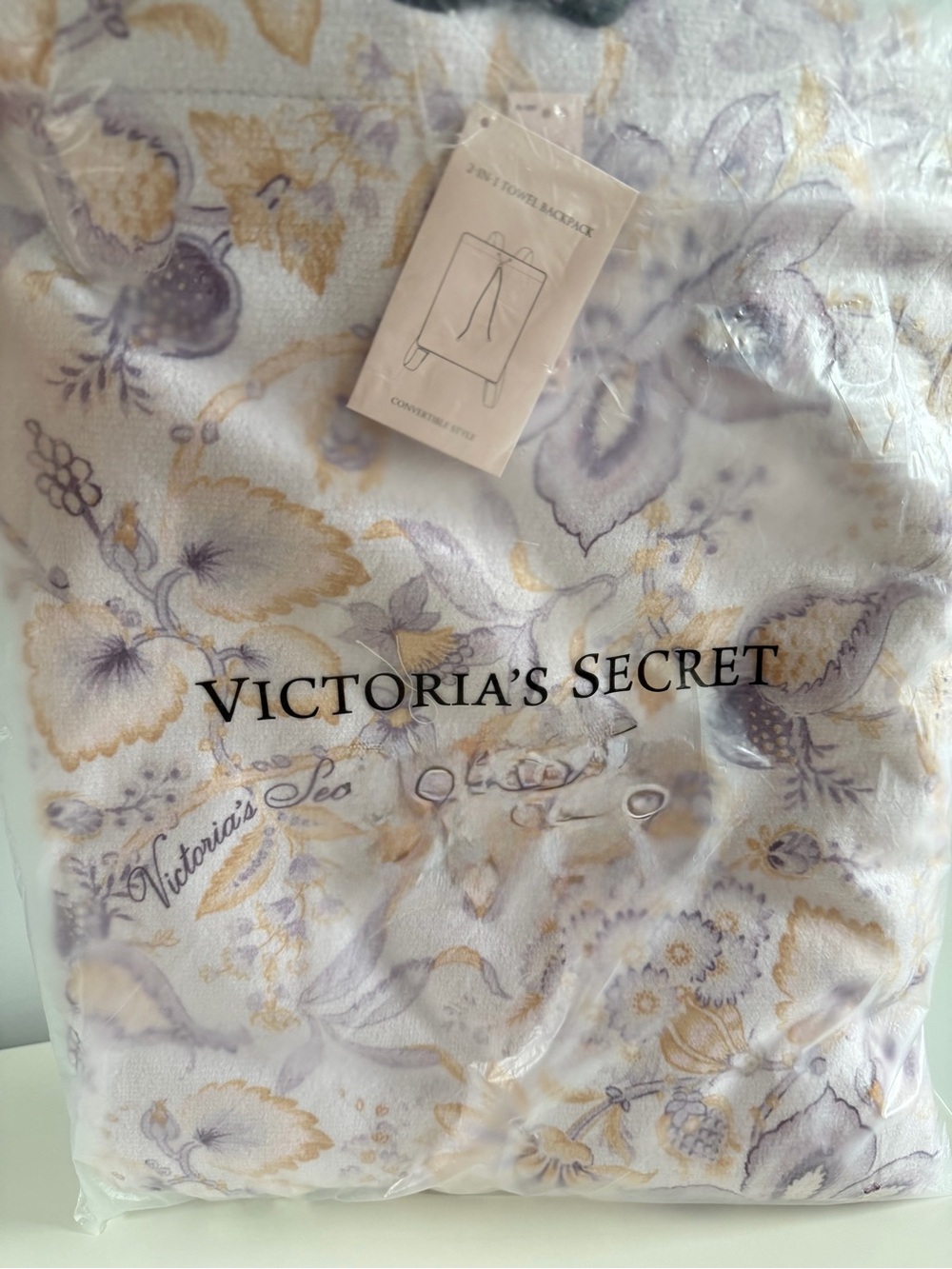 Victoria's Secret 2-in-1 Towel Backpack
